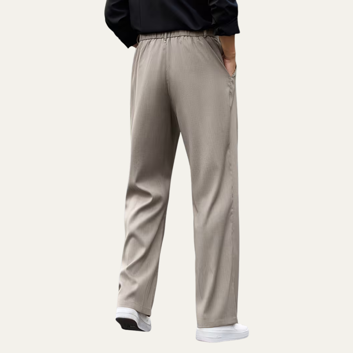 The Cottesloe Men’s Gurkha Wide Leg Pleated Smart Casual Dress Trousers
