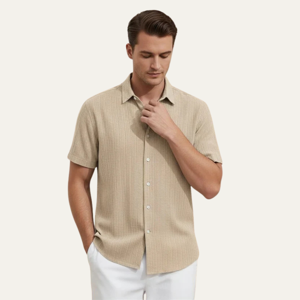 The Forlì Men’s Lightweight Button Up Shirt