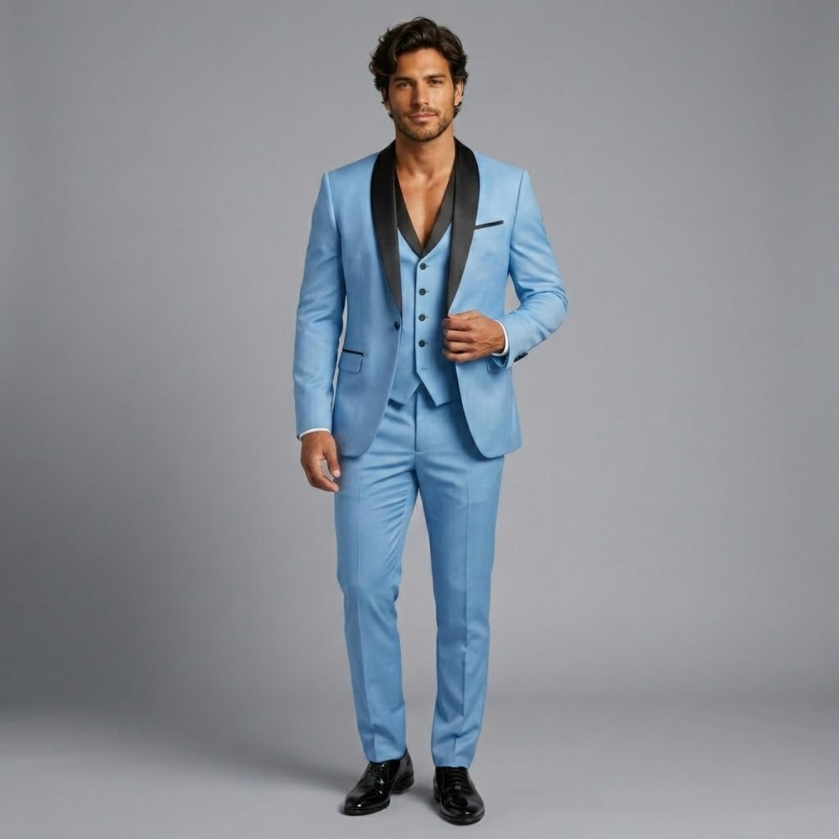 The Cetona Men’s Business 2 Piece Suit Set - Blazer and Trousers