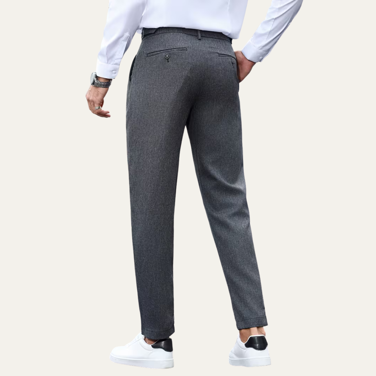 The Macedon Men’s Business Slim Fit Dress Trousers