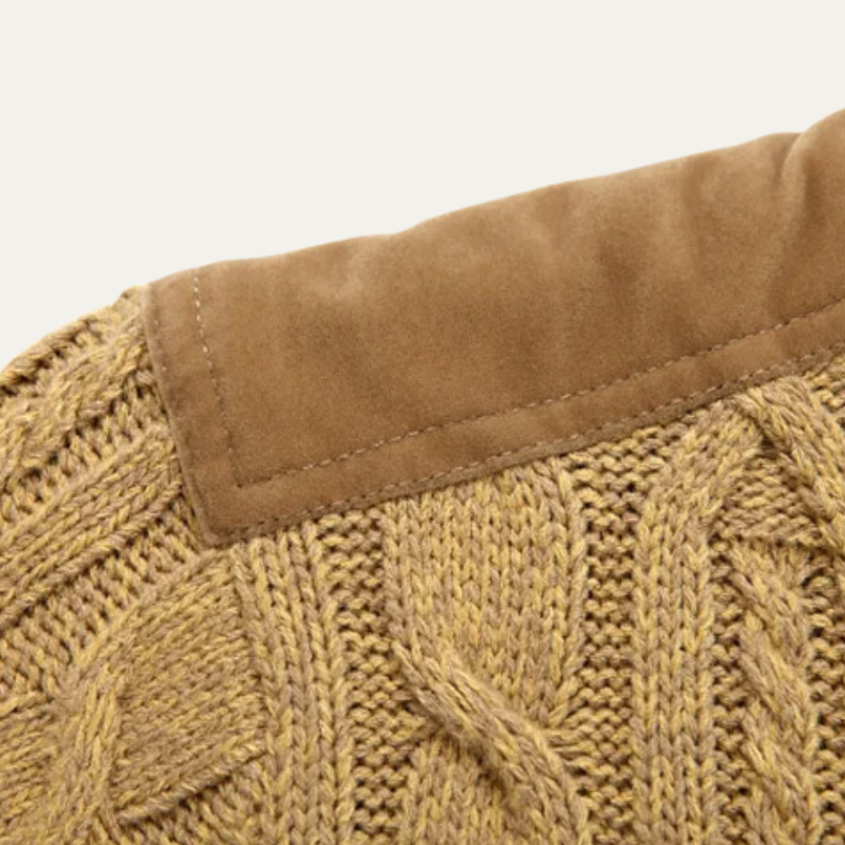 Maplewood Men's Fleece-Lined Wool Cardigan for Winter