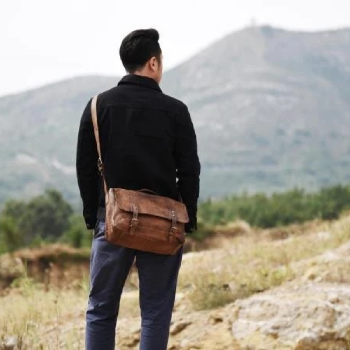 Men’s Vintage Crossbody Shoulder Bag