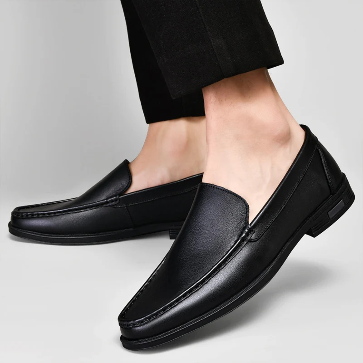 The Lecco Men’s Casual Trendy Leather Loafers