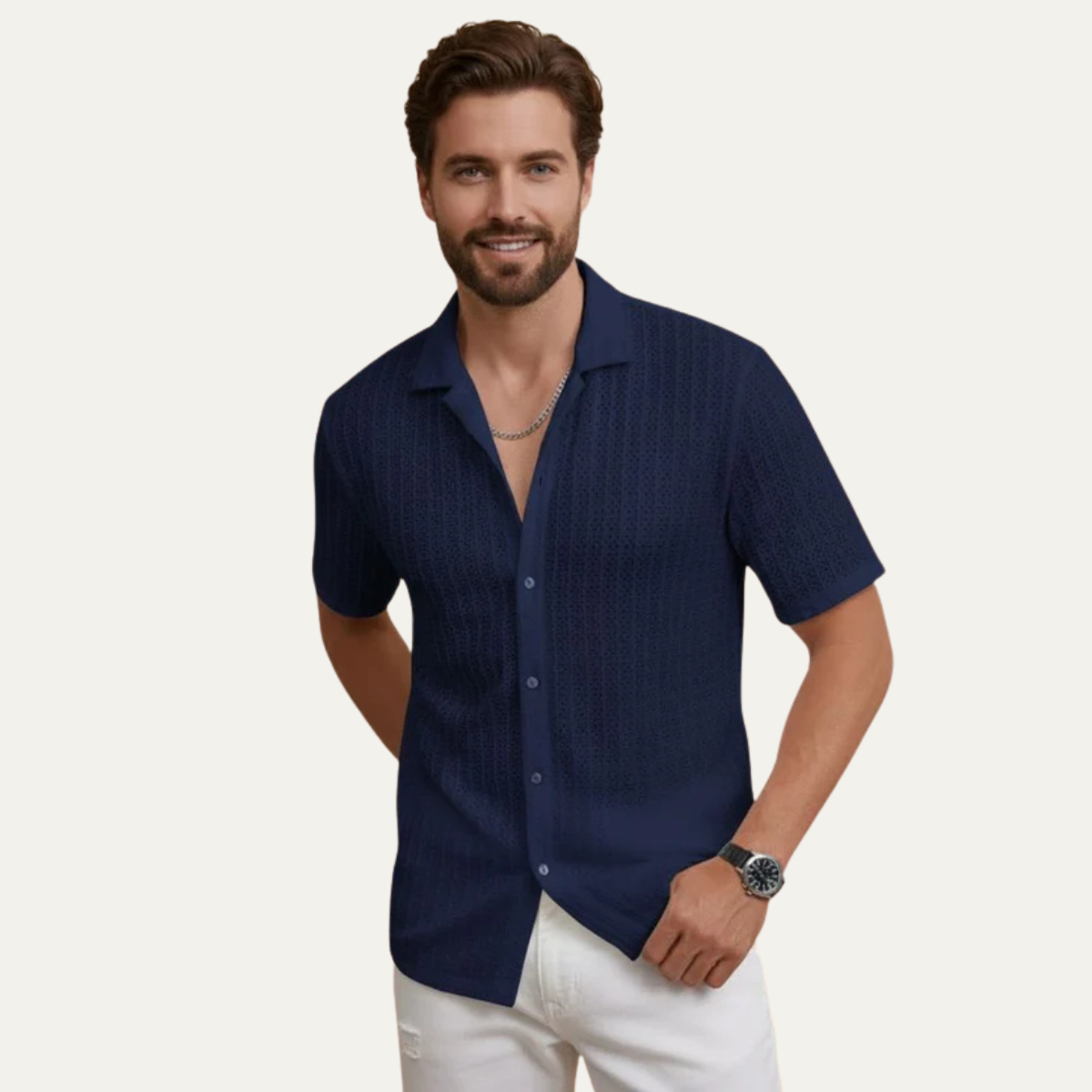 The Bologna Men’s Summer Casual Shirt