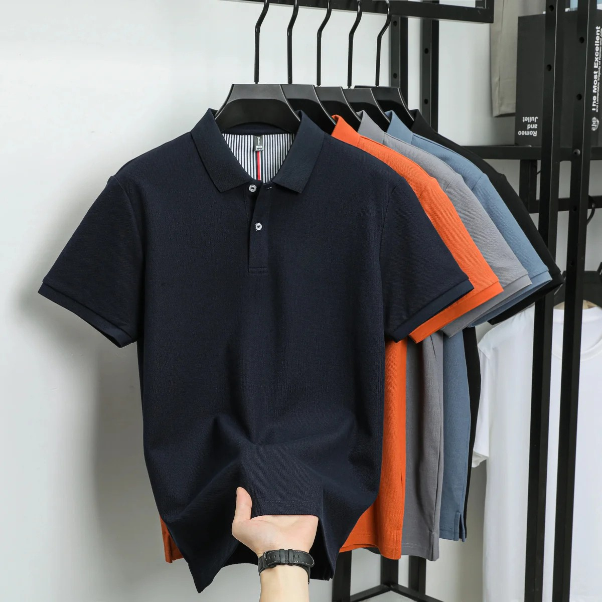 The Lerici Men’s Cotton Short Sleeve Polo Shirt