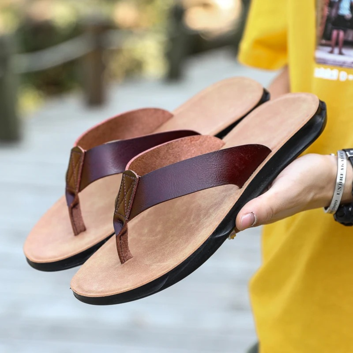 The Penzance Men’s Casual Flip Flop Sandals