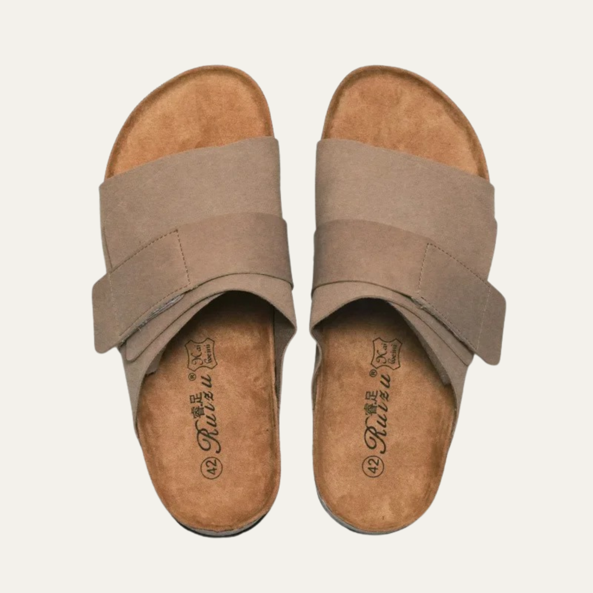 The Canterbury Men’s Cork Footbed Slide Sandals
