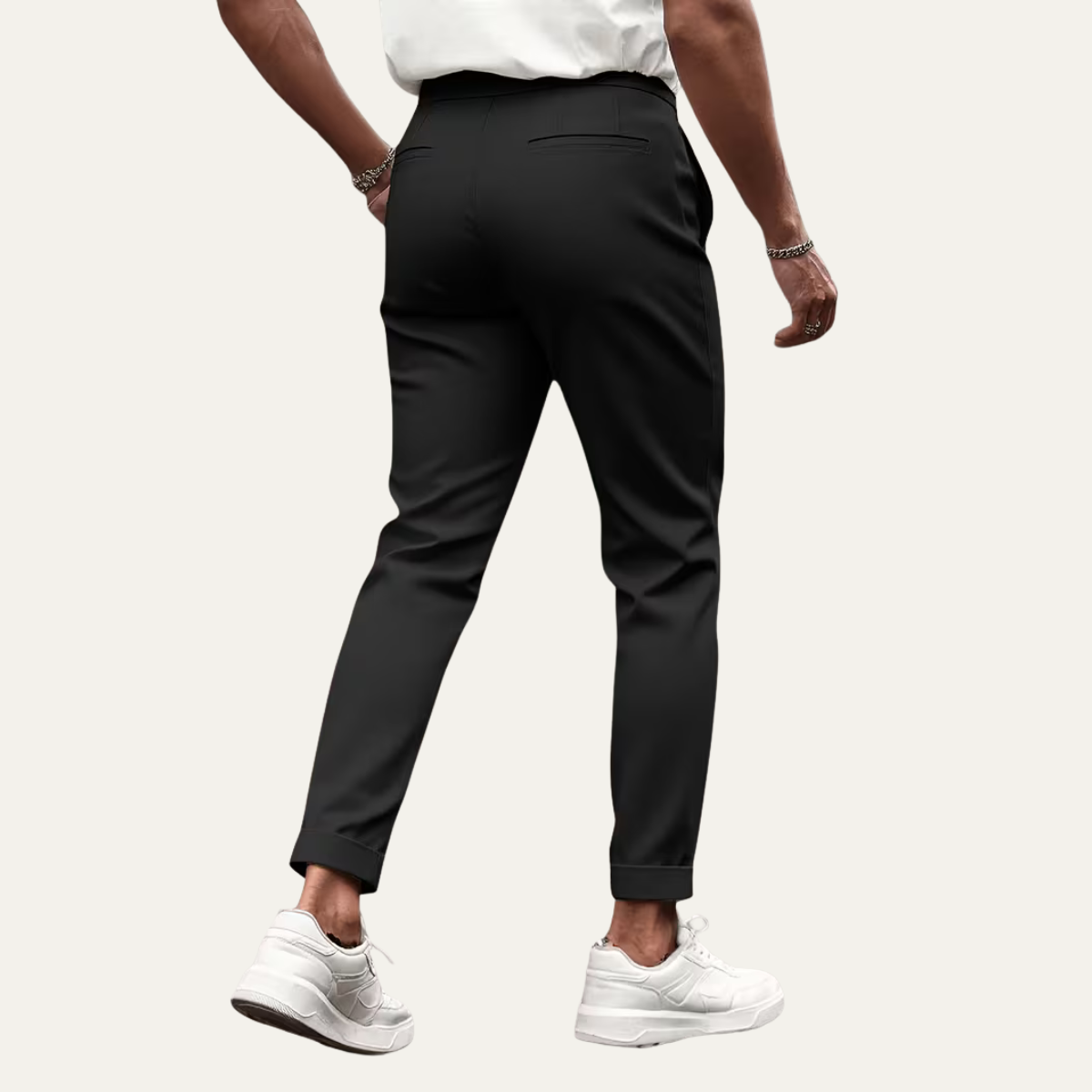 The Clare Valley Men’s Tailored Slim Fit Business Pleated Dress Trousers