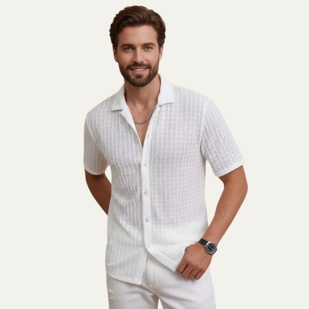 The Ferrara Men’s Summer Casual Shirt