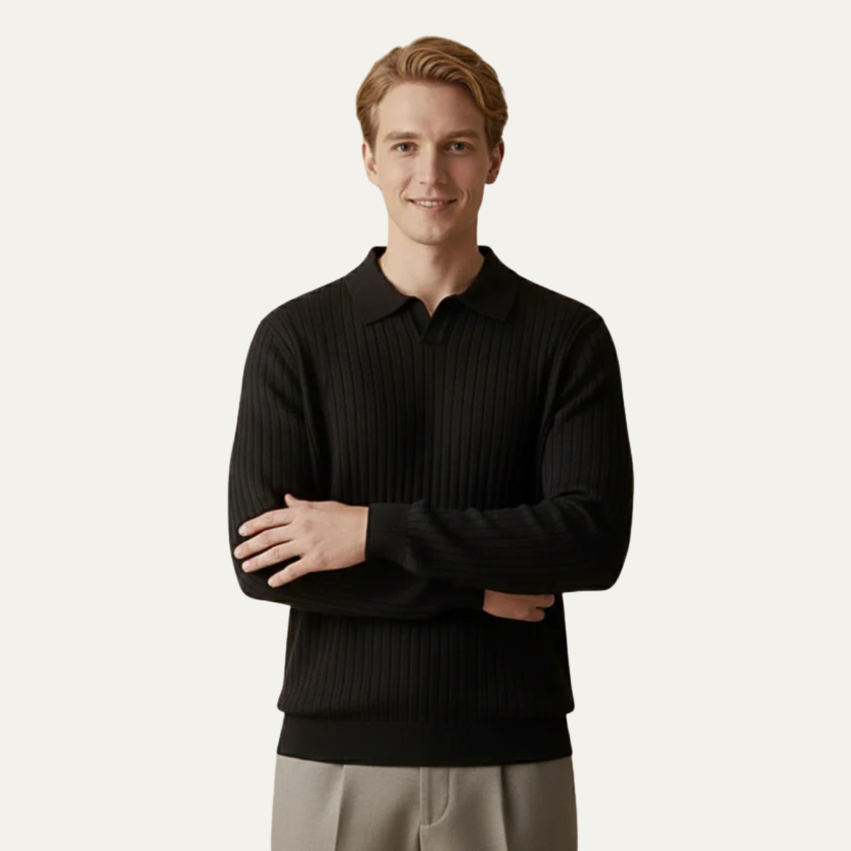Men’s Ribbed Knit Jumper