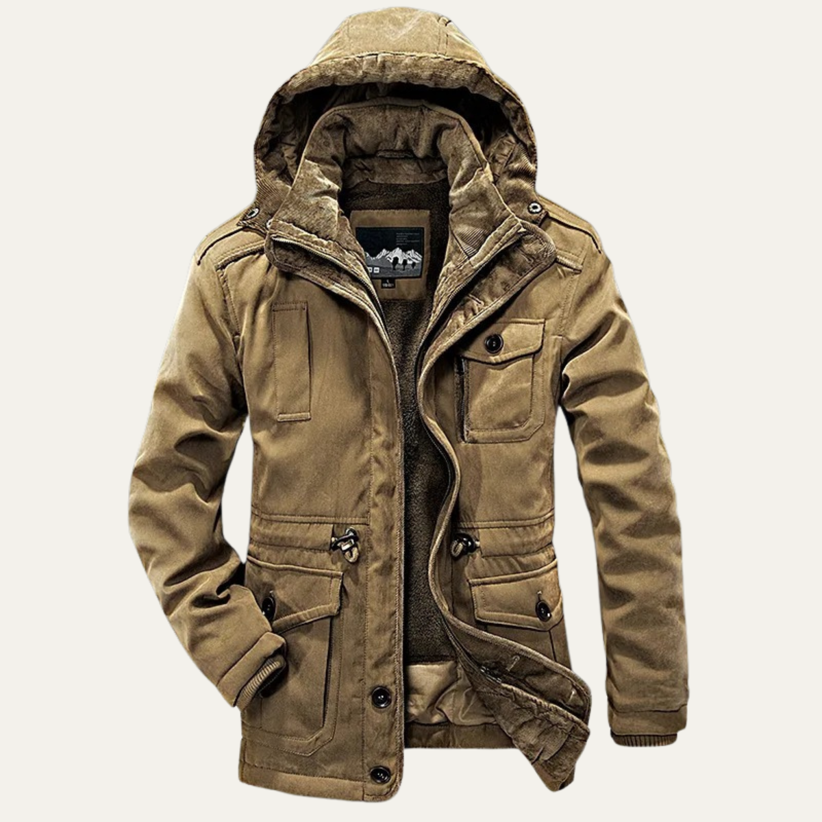 Bellmere Men's Insulated Hooded Winter Parka Jacket