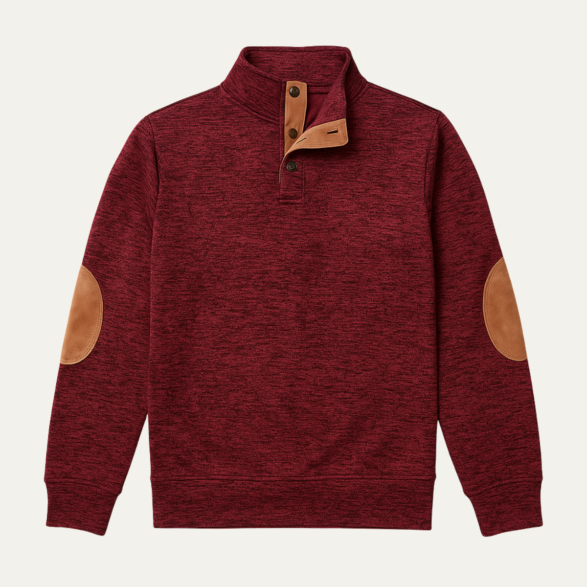 Tarvisio Men's Heritage Knitted Sweater with Elbow Patches