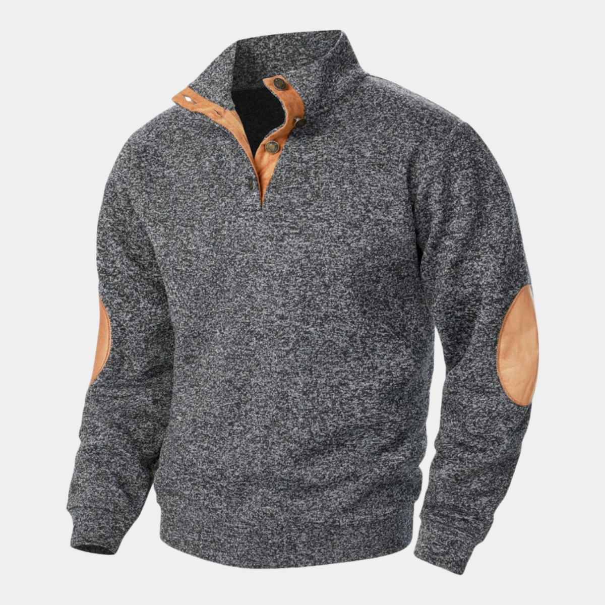 Tarvisio Men's Heritage Knitted Sweater with Elbow Patches