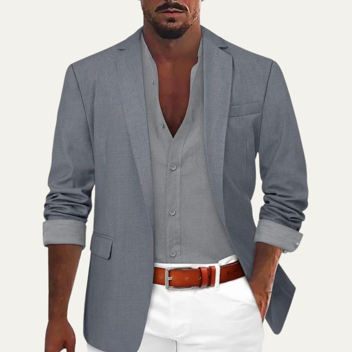 The Nantes Men’s Slim Fit  Casual Blazer Jacket