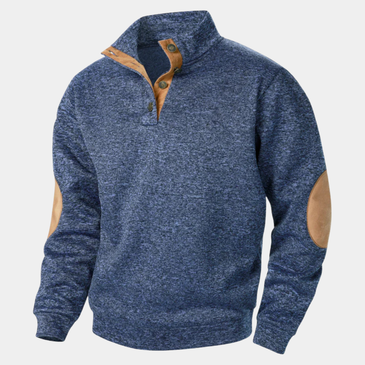 Tarvisio Men's Heritage Knitted Sweater with Elbow Patches