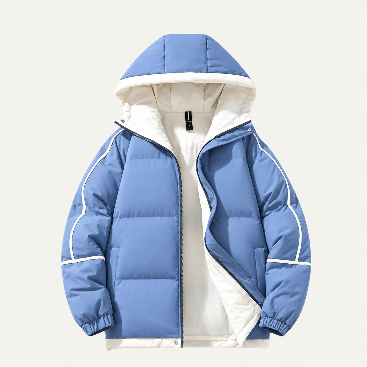 Luxury Hooded Winter Coat: The London Men's Waterproof Puffer Jacket
