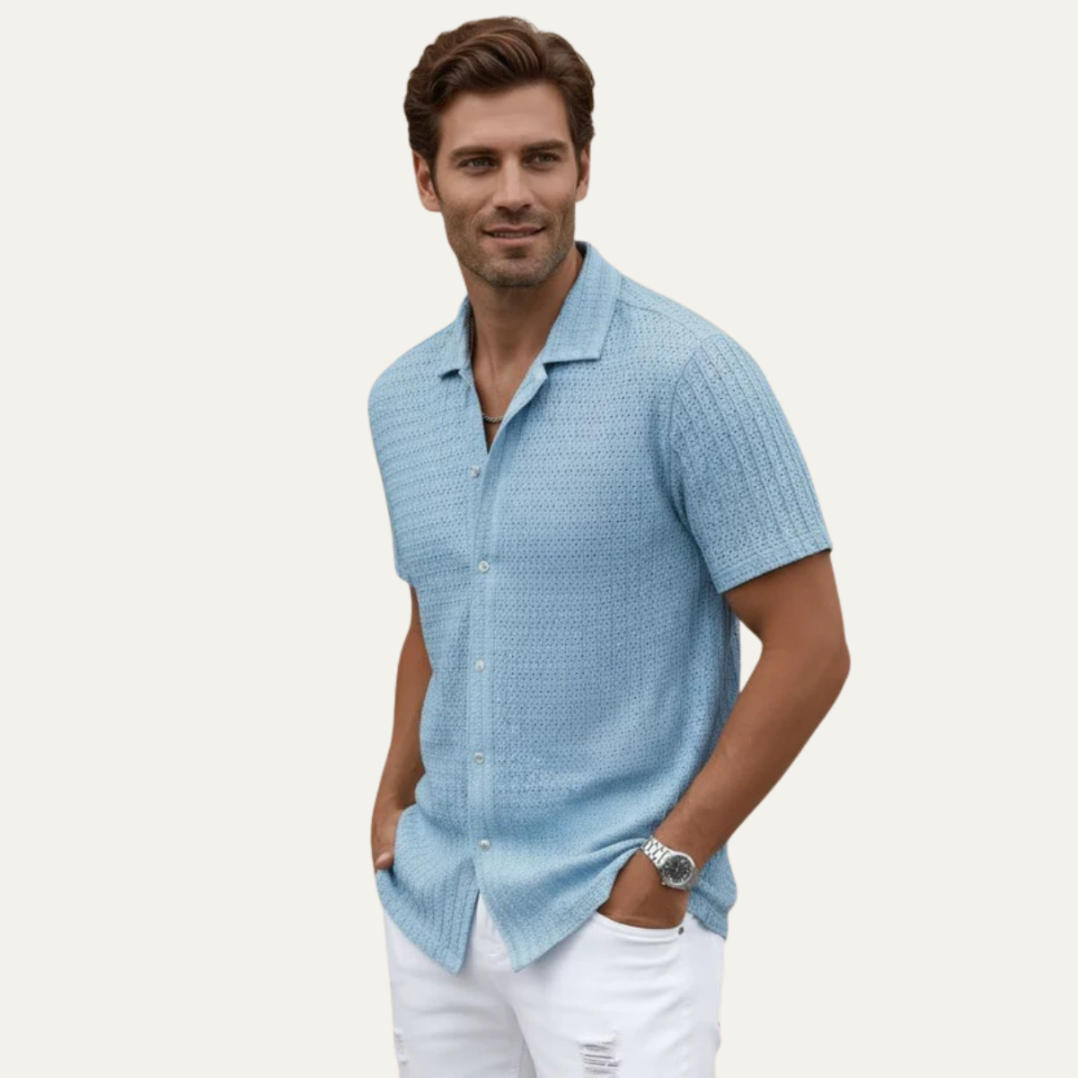 The Bologna Men’s Summer Casual Shirt