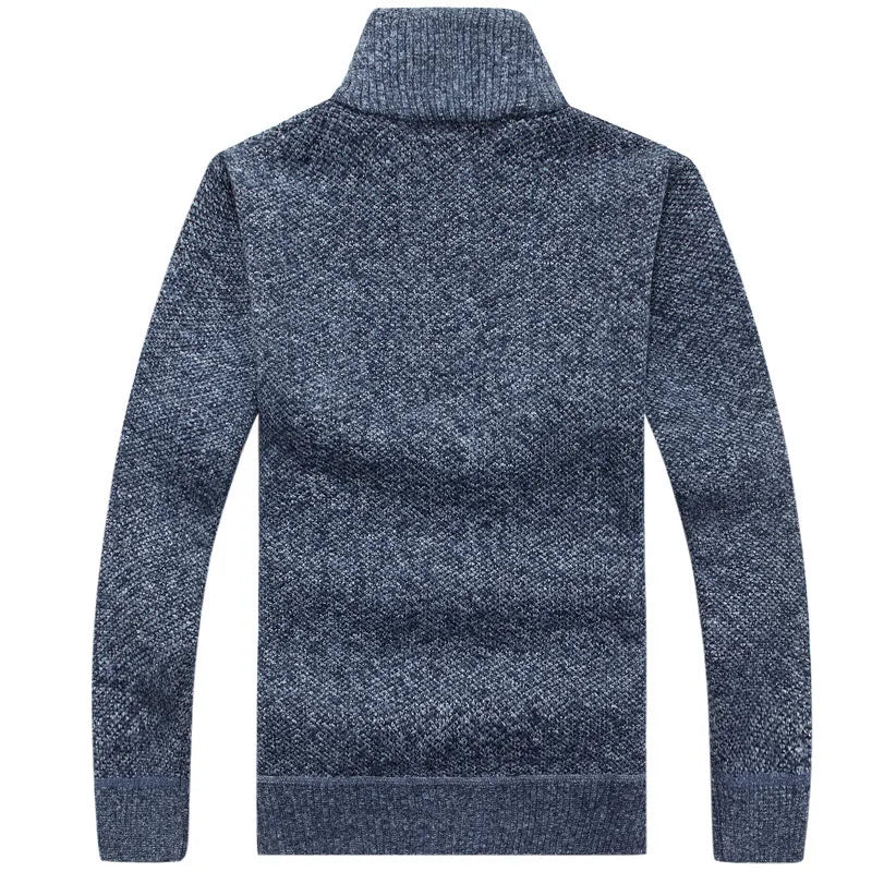 The Lacock Men's Mock Neck Half Zip Jumper