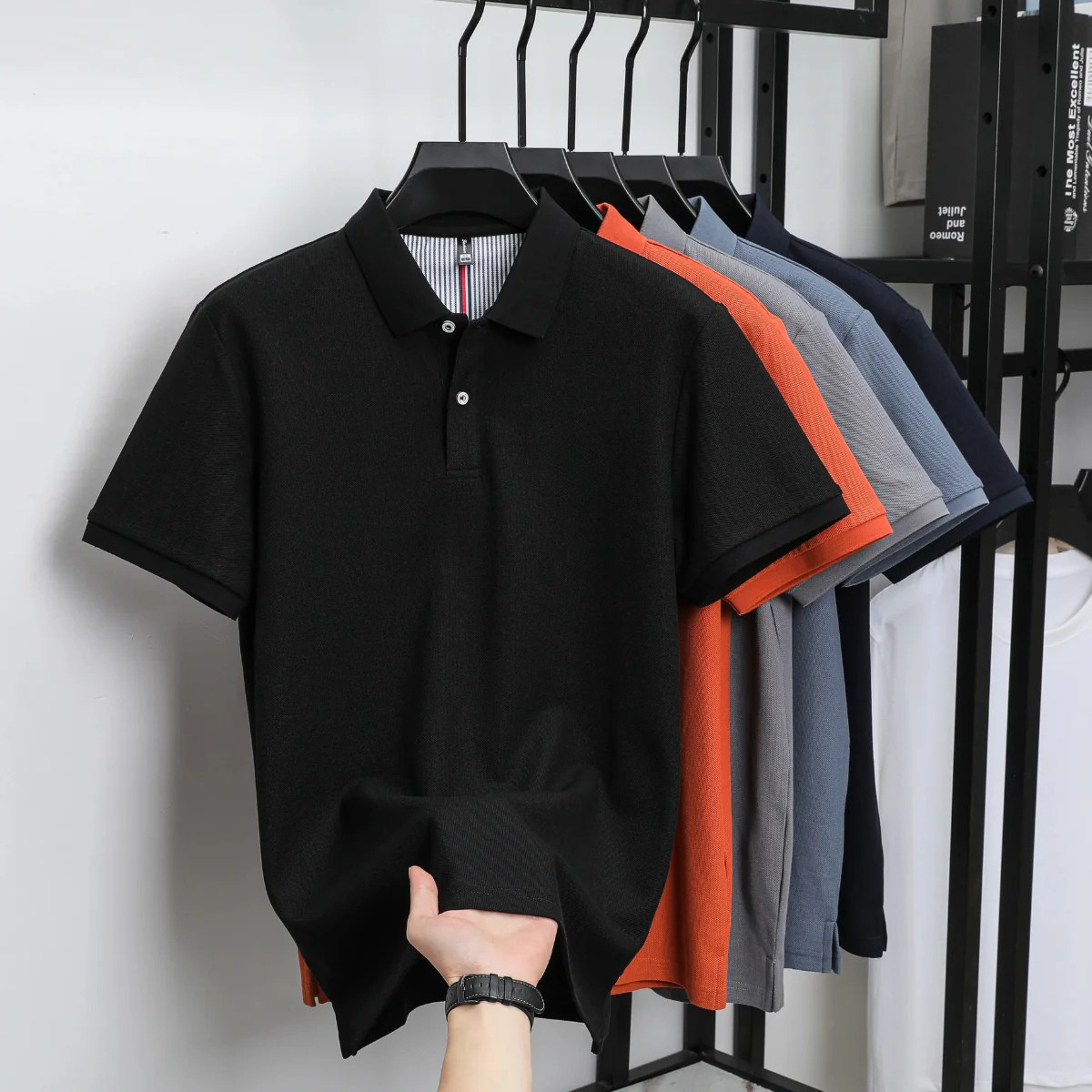 The Lerici Men’s Cotton Short Sleeve Polo Shirt