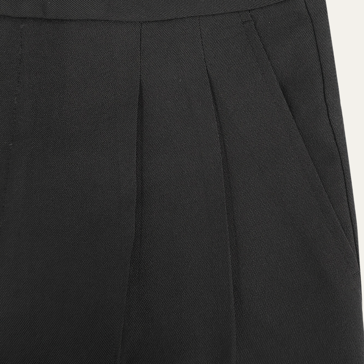 The Hamilton Men’s Solid Black Dress Trousers with Belt Loops