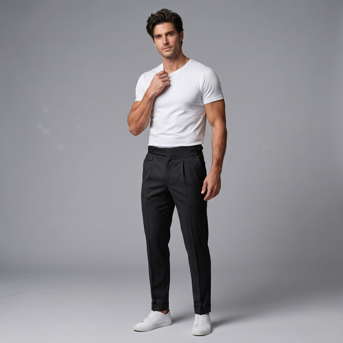 The McLaren Vale Men’s Slim Fit Business Dress Trousers