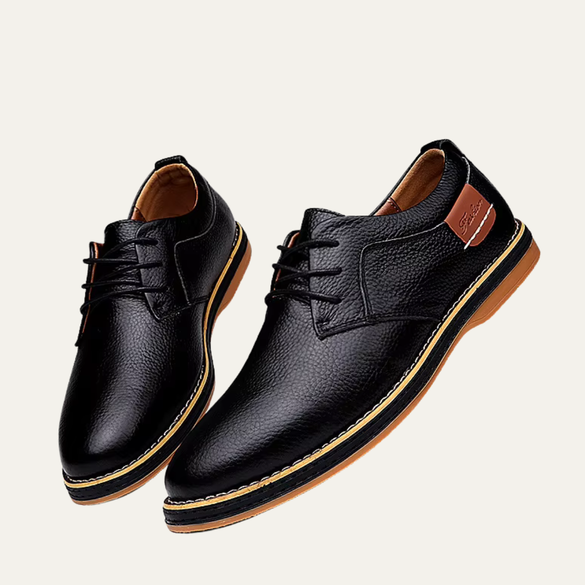 The Sandbanks Men's Elegant Lace Up Dress Shoes