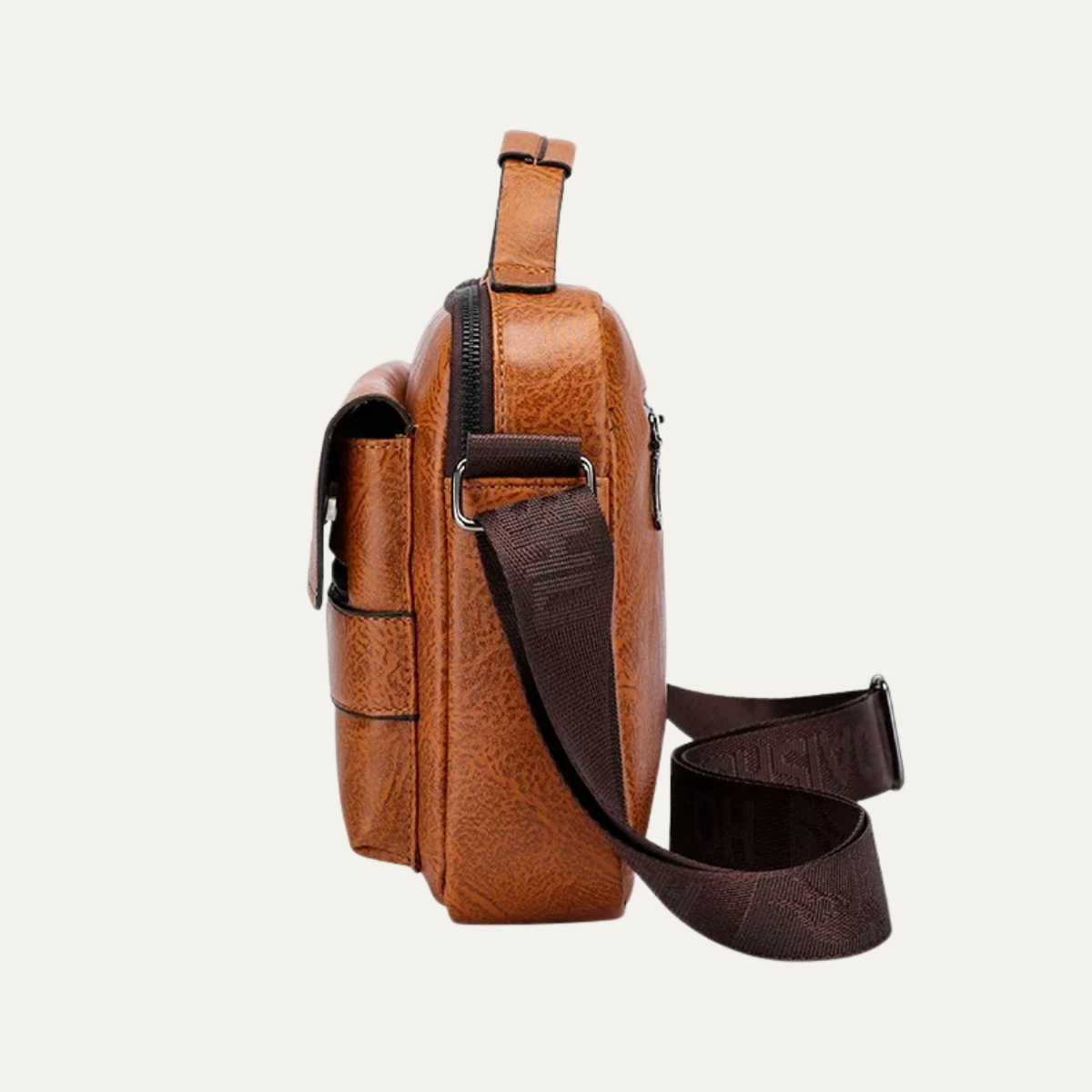 Men’s Casual Crossbody Leather Shoulder Handbag