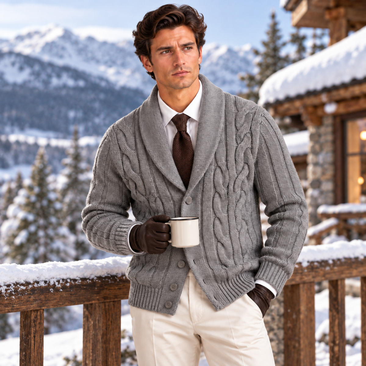 Kensington Men's Knitted Cardigan
