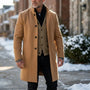 The Shaftesbury Men's Concealed Placket Overcoat