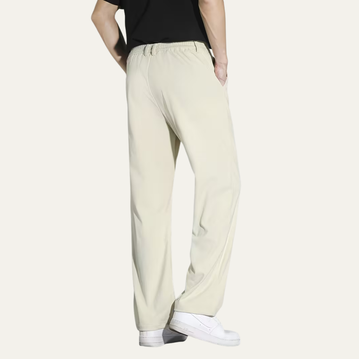 The Caloundra Men’s Premium Wide Leg Corduroy Pleated Dress Trousers
