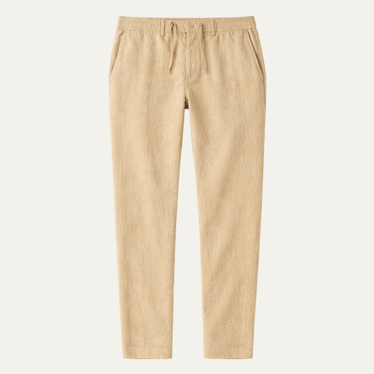 The McLean Men’s Casual Lightweight Linen Trousers – Beige