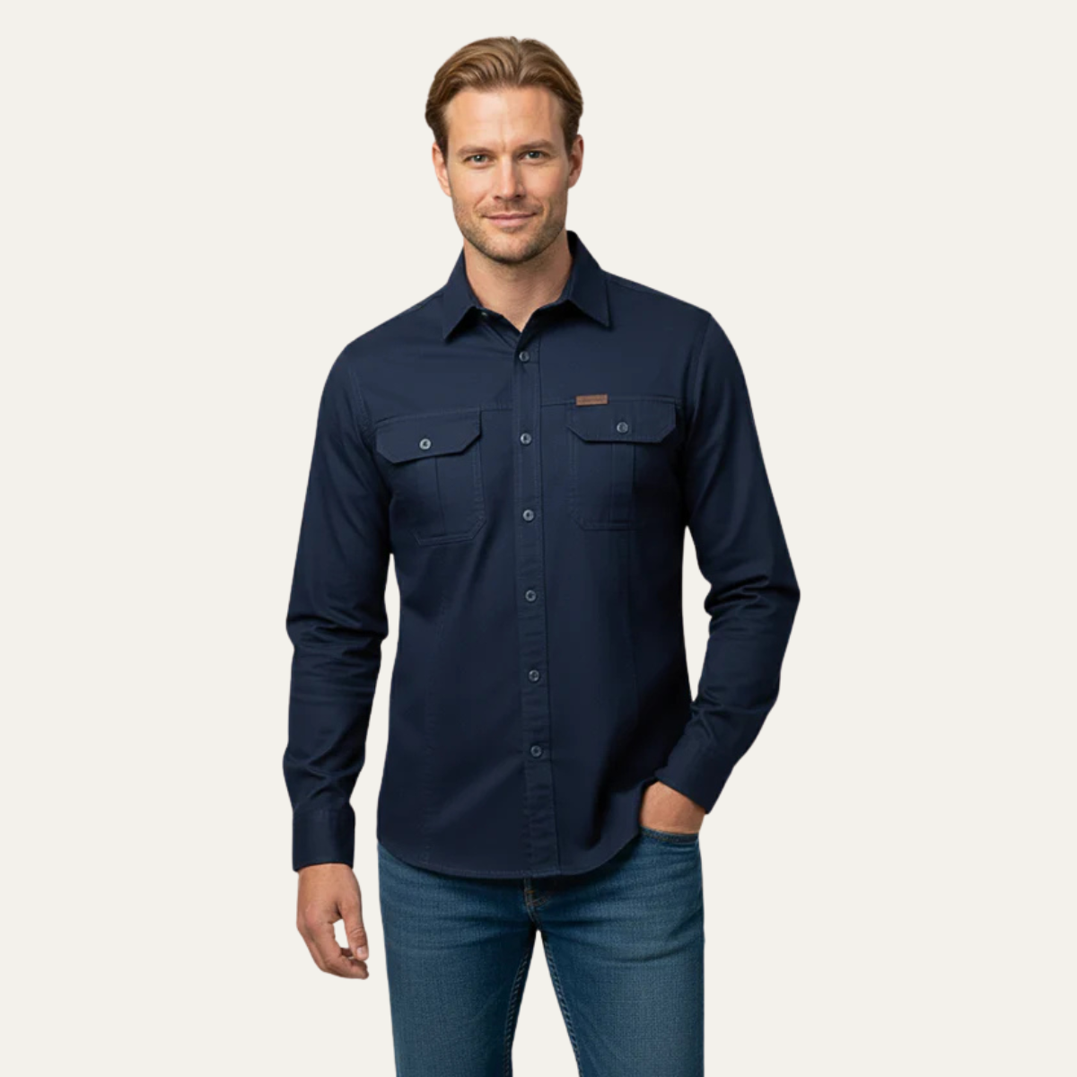 The Imola Men’s Casual Long Sleeve Shirt