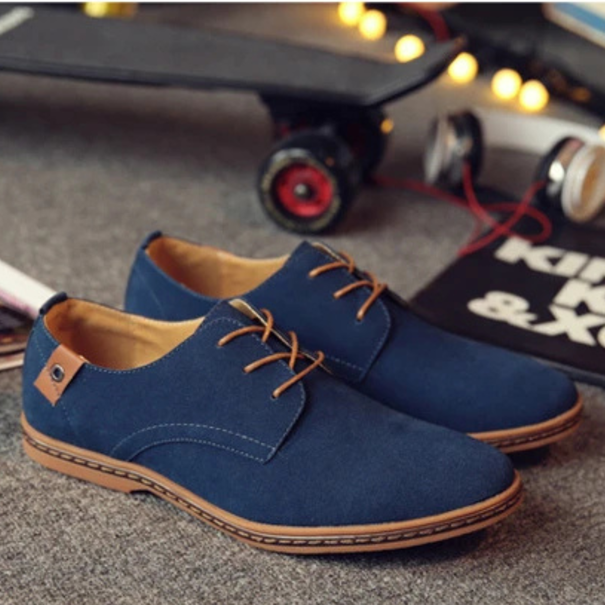 The Courchevel Men’s Casual Low Profile Lace Up Dress Shoes