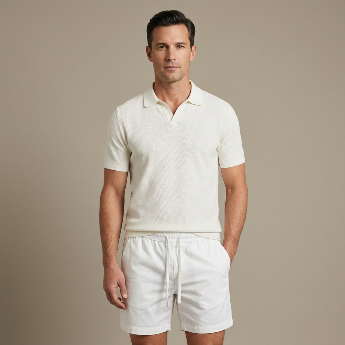 The Ludlow Men’s Lightweight Drawstring Cotton Shorts