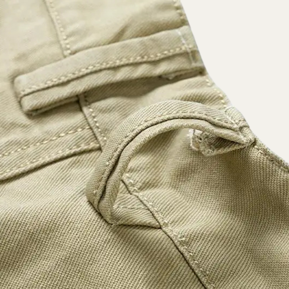 The York Men’s 100% Cotton Cargo Shorts with Side Pockets