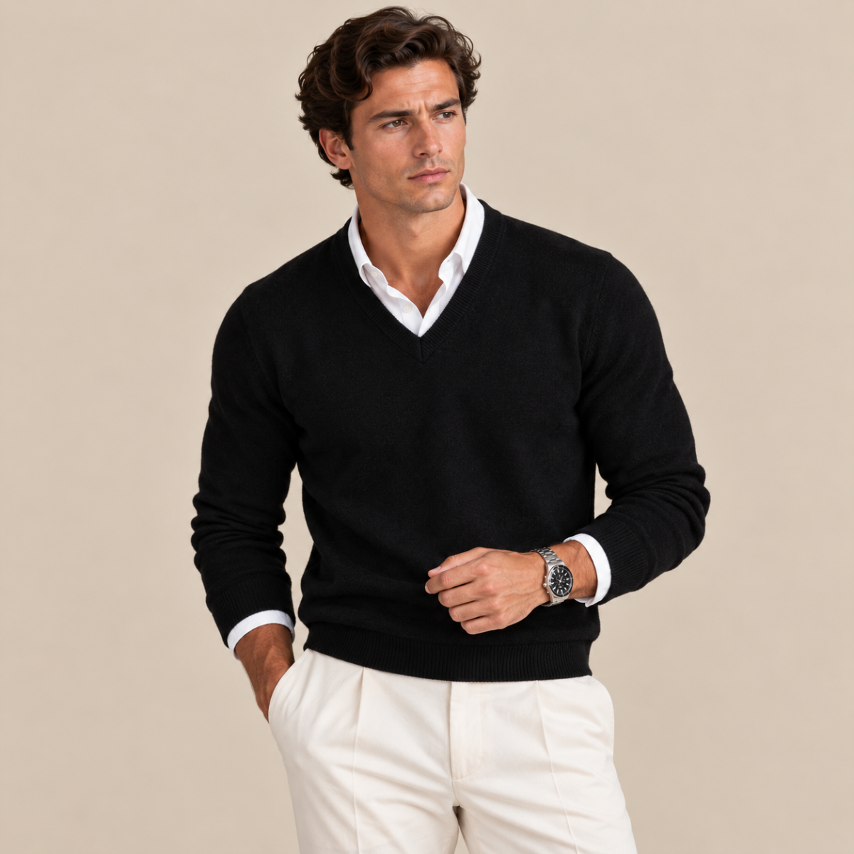 The Cleveland Cashmere Jumper for Men
