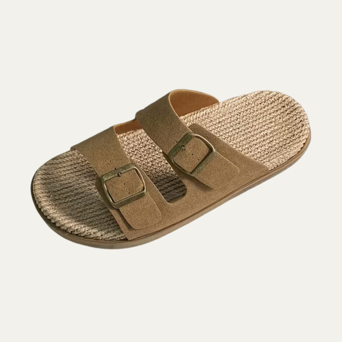 The Garda Men’s Classic Double Buckle Slip On Sandals