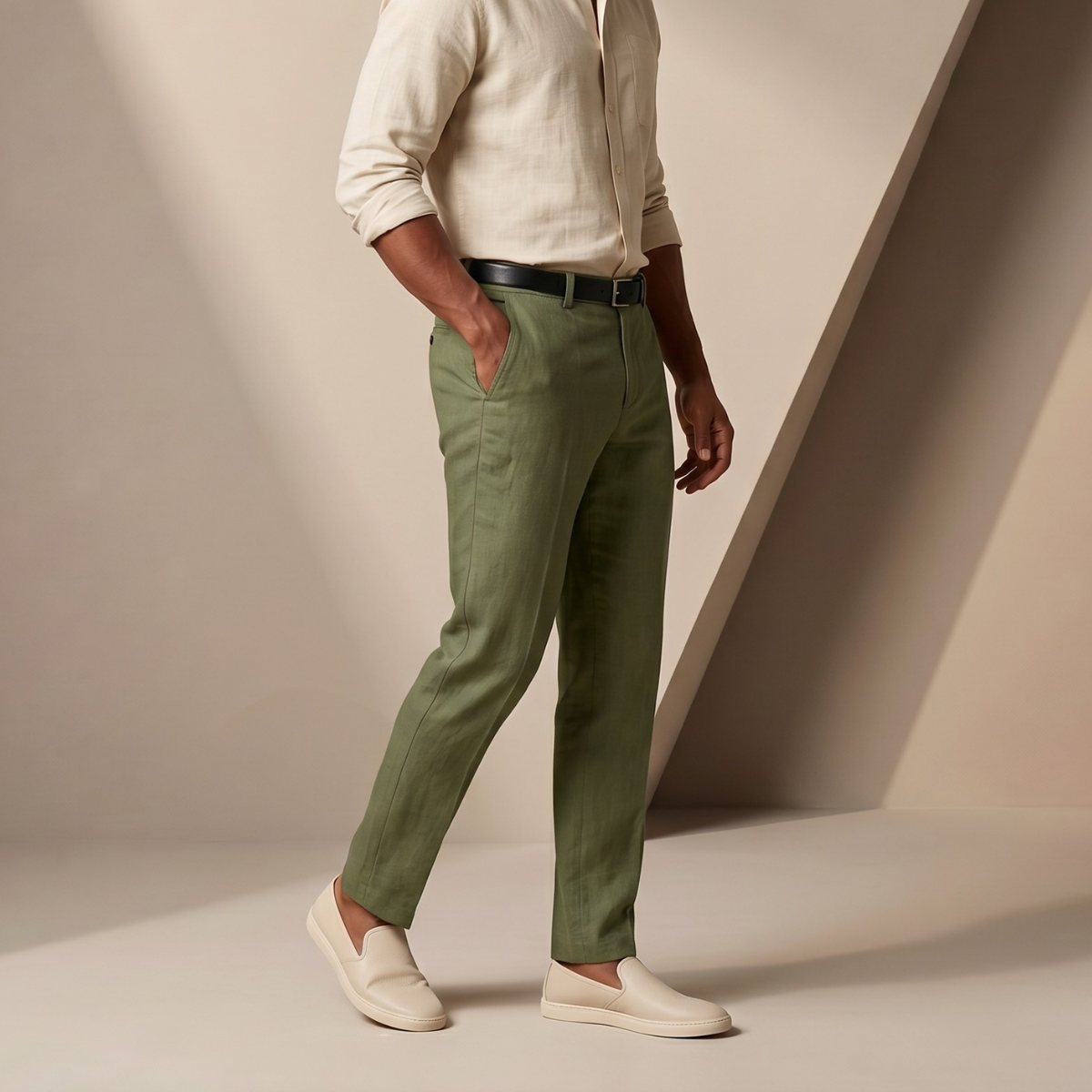 The Siena Men’s Linen Trousers