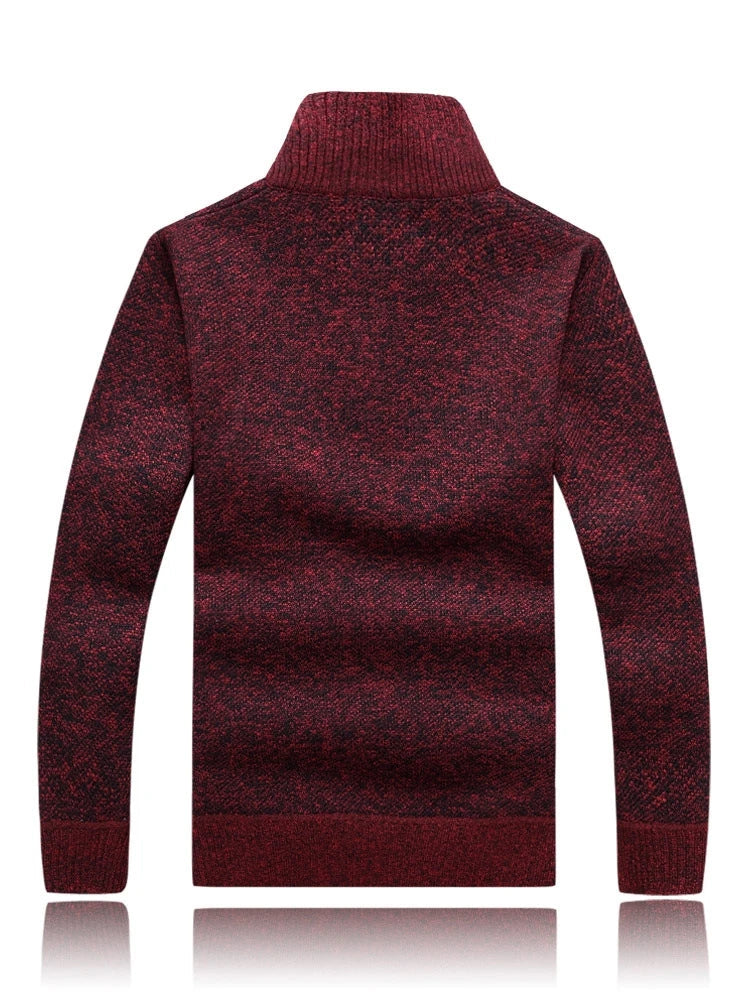 The Lacock Men's Mock Neck Half Zip Jumper
