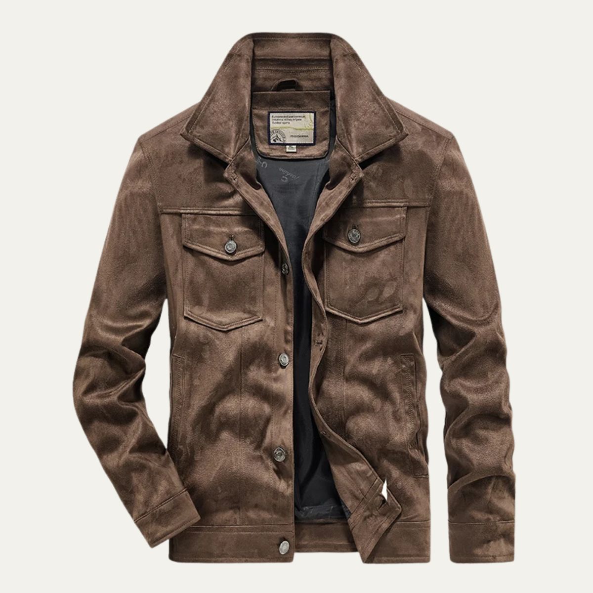 Men's Vintage Lightweight Cotton Cargo Jacket - Perfect for Outdoor Adventures