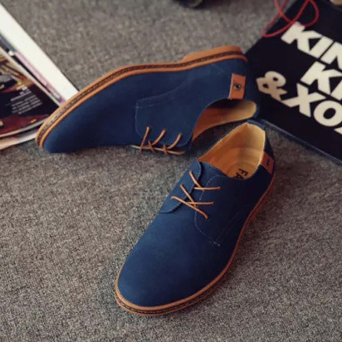 The Courchevel Men’s Casual Low Profile Lace Up Dress Shoes