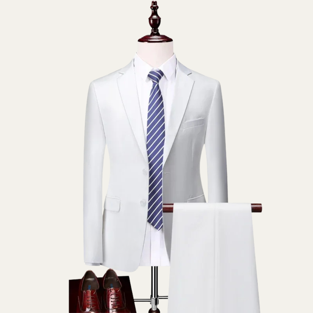 The Pescara Men’s 2 Piece Suit – Classic Formal Wedding & Business Suit Set