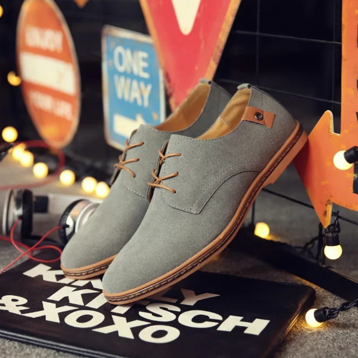 The Courchevel Men’s Casual Low Profile Lace Up Dress Shoes