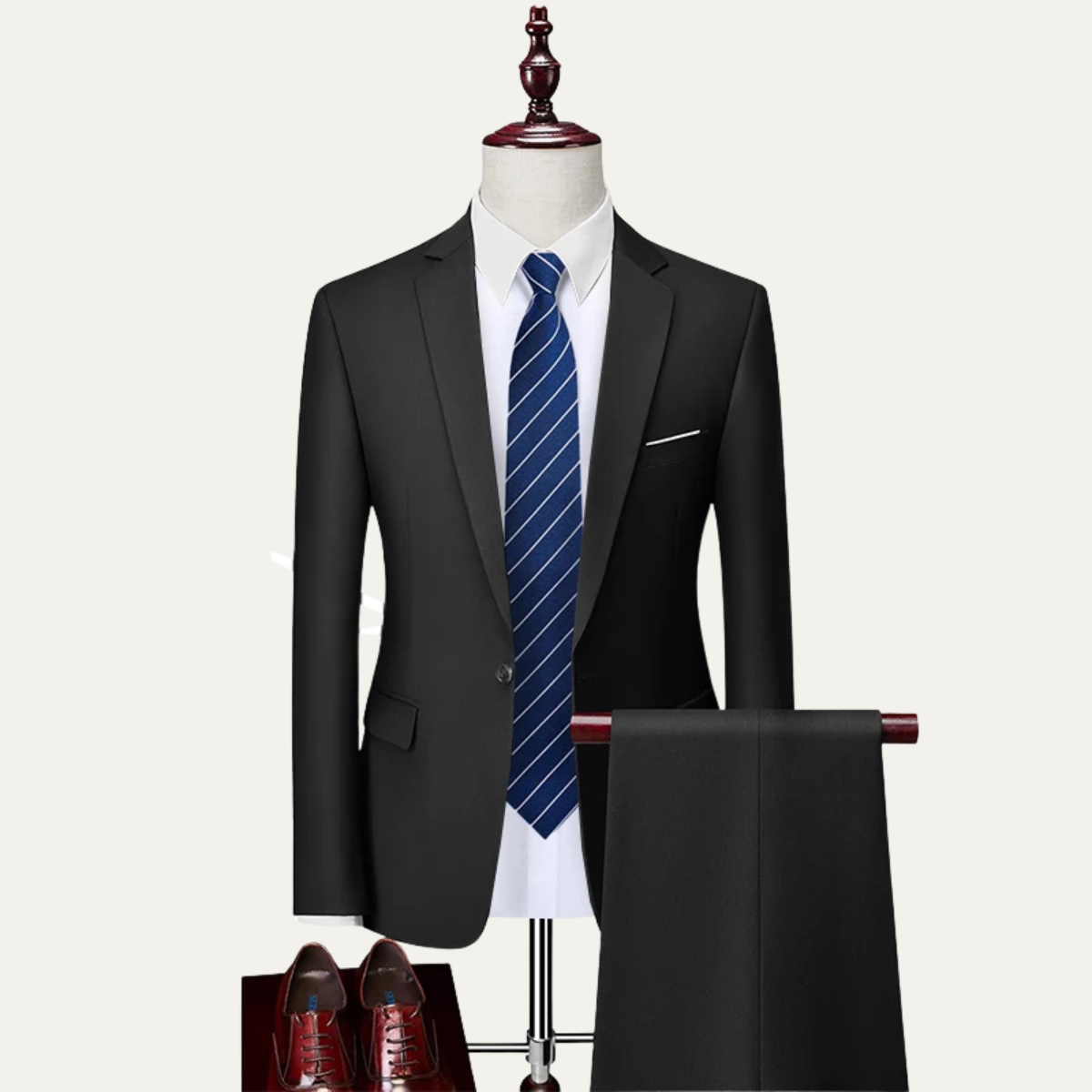 The Pescara Men’s 2 Piece Suit – Classic Formal Wedding & Business Suit Set