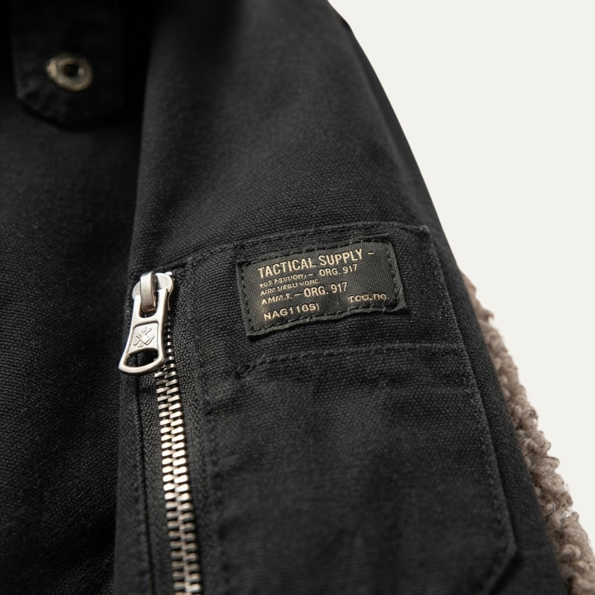 Wareham Men's Shearling-Lined Winter Bomber Jacket