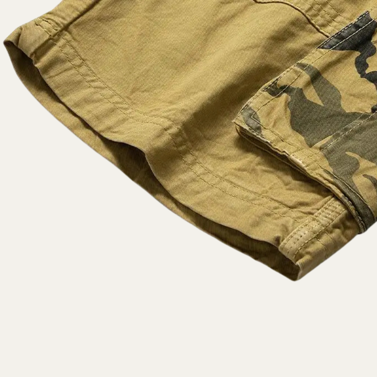 The Stratford Men’s 100% Cotton Camouflage Cargo Shorts