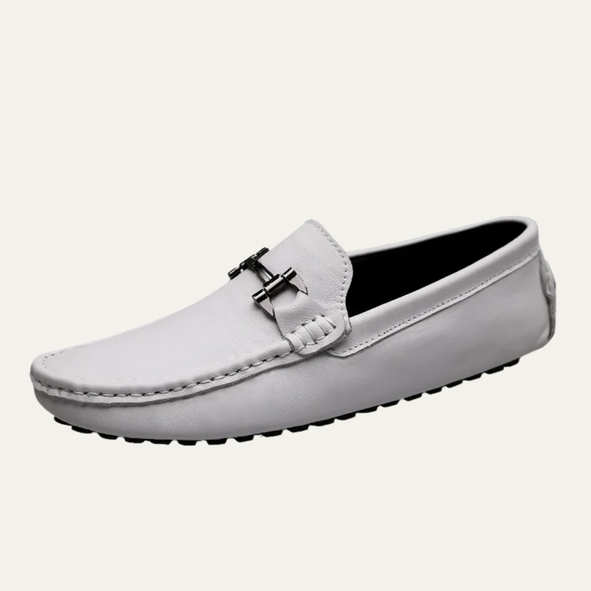 The Dover Men’s Leather Dress Loafers with Horsebit Detail