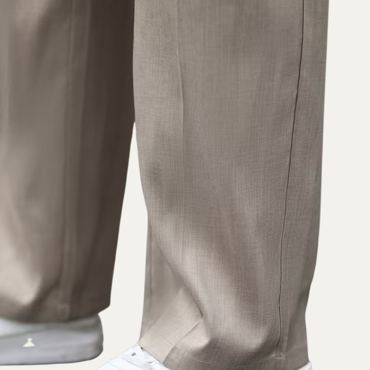 The Cottesloe Men’s Gurkha Wide Leg Pleated Smart Casual Dress Trousers