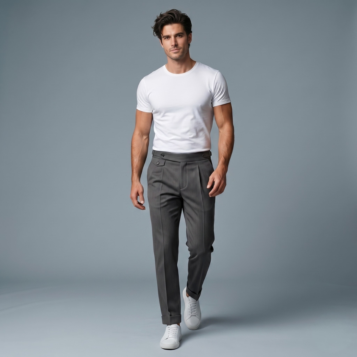 The McLaren Vale Men’s Slim Fit Business Dress Trousers