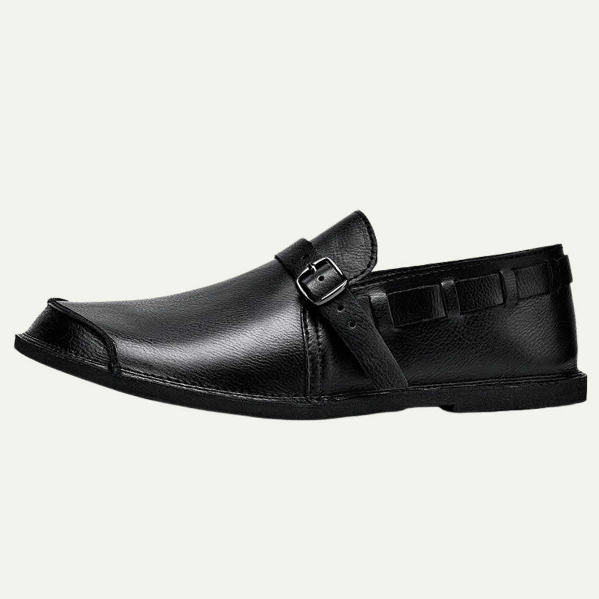 The Menaggio Men’s Leather Buckle Dress Loafers